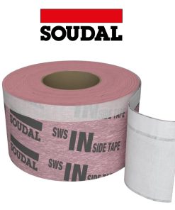 SOUDAL SWS Extra 150mm x 30m – Bandă de etanșare ferestre și uși interior (bandă antivapori)