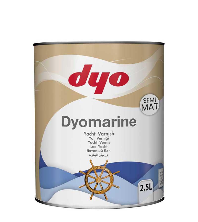 dyo-DYOMARINE-25L-lac-Semi-Mat Lac pentru lemn Dyomarine 2.5 L semi mat
